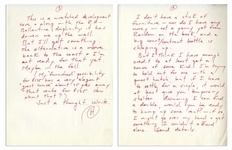Hunter S. Thompson Autograph Letter Signed From 1967 -- ''...not a penny yet from Random on the book, and a big court/contract battle is shaping up...''